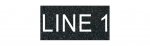 Textured Plastic Nameplate 3/4" x 1 1/2" 3/8" Text